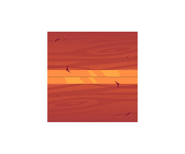 한의원 안내표 (삼각) (문구없음)