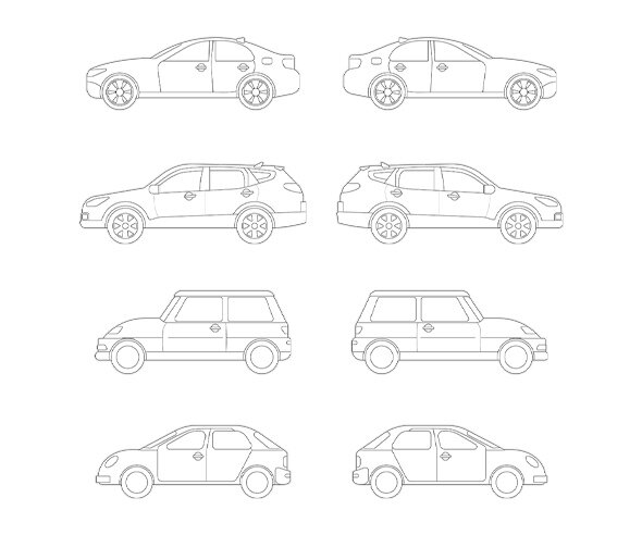 자동차 색칠 모음