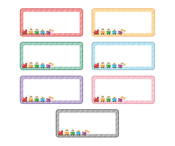 햄스터 기차 이름표(기본)