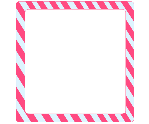 핑크 하늘 정사각 테두리