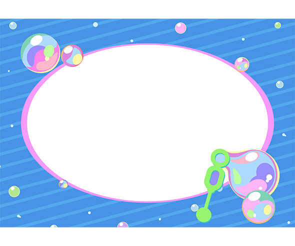 비눗방울 놀이 배경