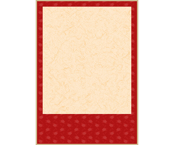 전통문양 테두리(빨강)