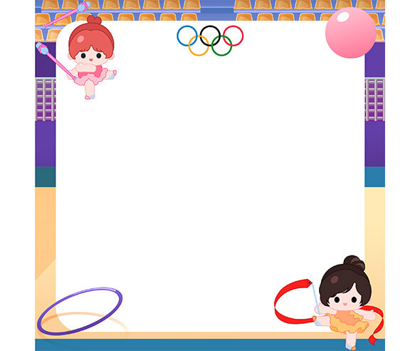 올림픽 체조 메모지