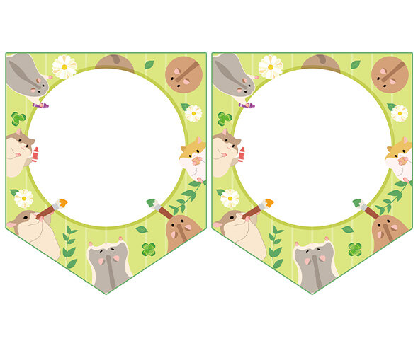 [개별도안] 입학을 축하해 햄스터 가랜드