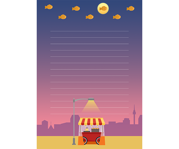 붕어빵 가게 배경