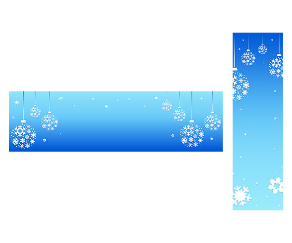 겨울 패션쇼 가로 세로 배너(문구없음)