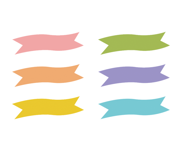 깃발 모양 라벨