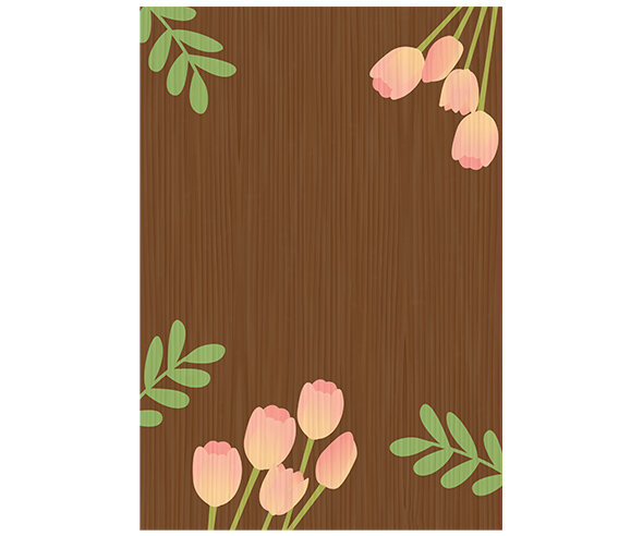 튤립 우드 판넬