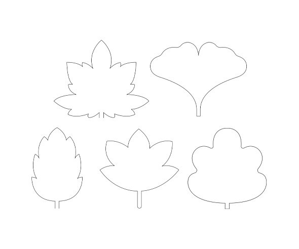 낙엽 색칠 모음