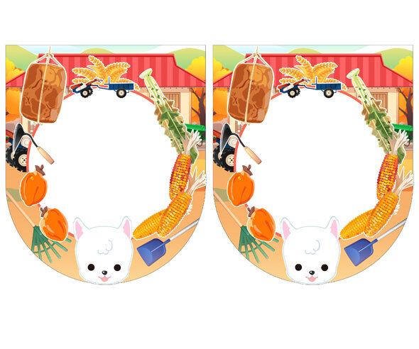 [개별도안] 농촌 시골 놀이 가랜드