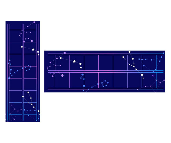 별자리 이야기 원고지 레터링(문구없음)