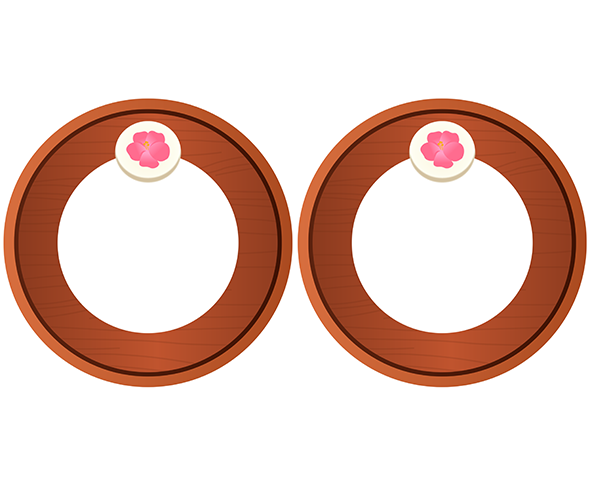 [개별도안] 화전 만들기 가랜드