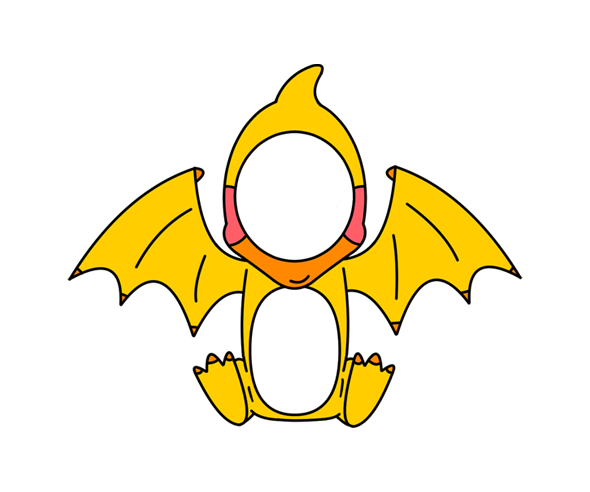 아기공룡 합성이미지