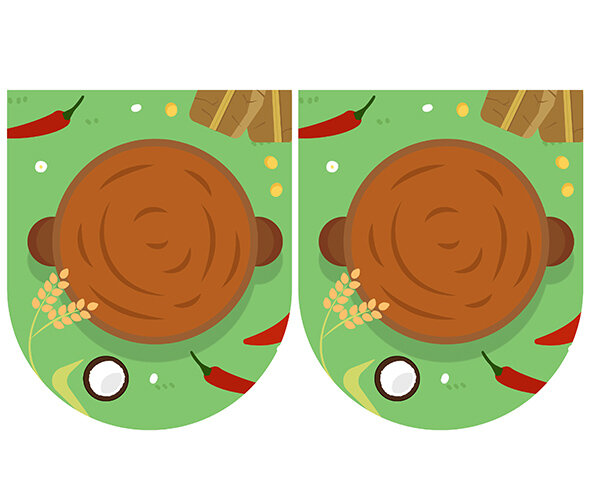 [개별도안] 된장 담그기 가랜드