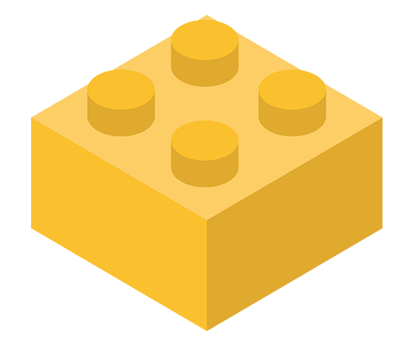 노란 레고 블럭