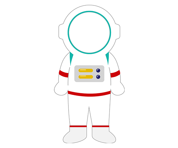 우주인 합성이미지