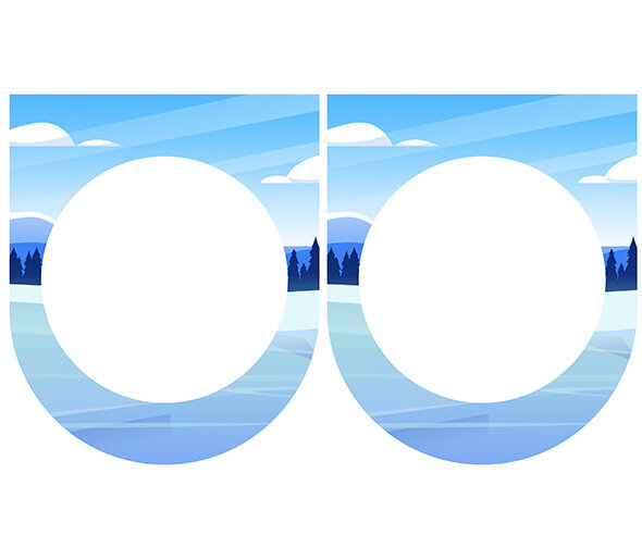 [개별도안] 신나는 빙어낚시 가랜드