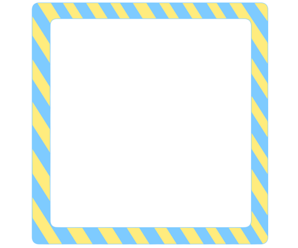 하늘 노랑 정사각 테두리