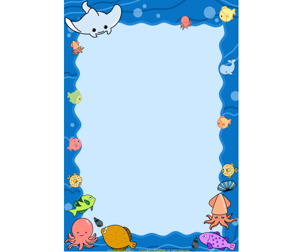 바다 친구들 배경