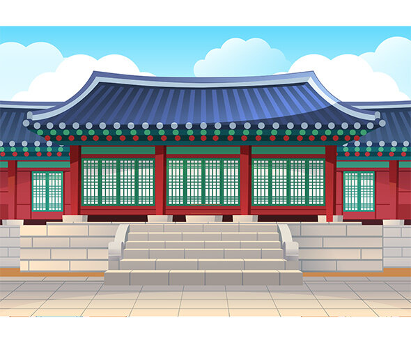 과거시험장 배경(장원급제)