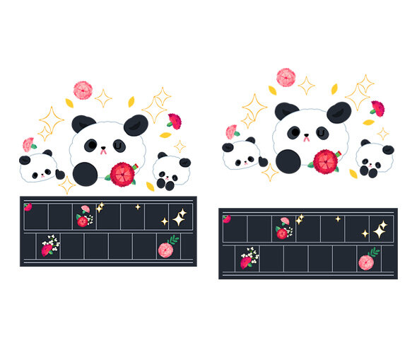 나는 얼굴로 효도한다 원고지 레터링(문구없음)