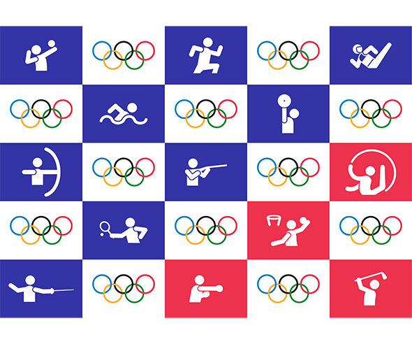 올림픽 픽토그램 포토월