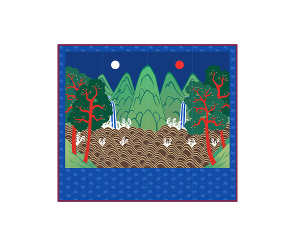 병풍(일월오봉도)