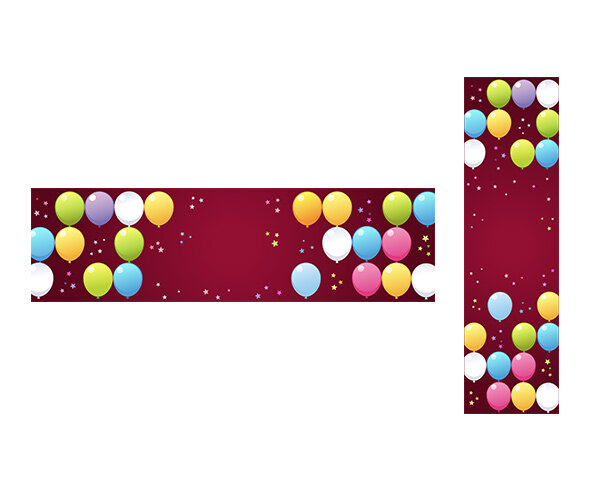 풍선 터트리기 가로 세로 배너(문구없음)