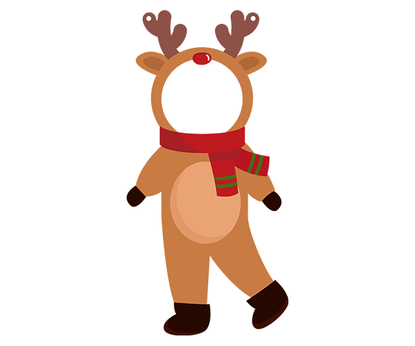 루돌프 합성이미지