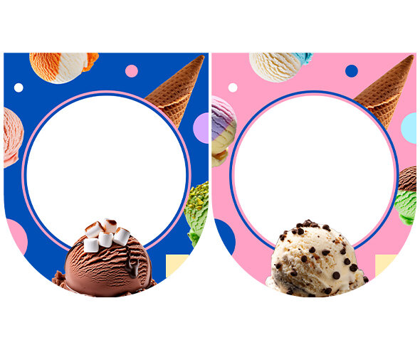 [개별도안] 아이스크림 가게 가랜드