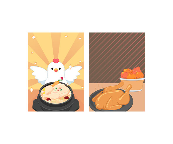 복날 포스터(문구없음)