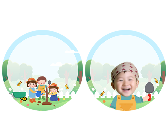 식목일 라벨 (문구없음)