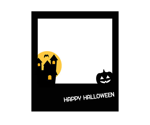 할로윈 폴라로이드 토퍼