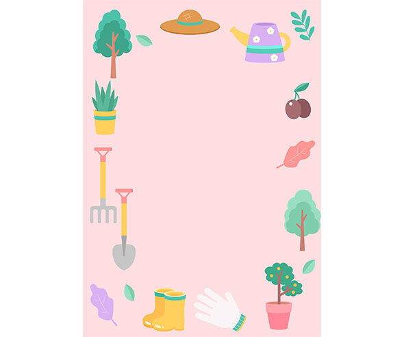 식목일 배경 (세로, 문구없음)