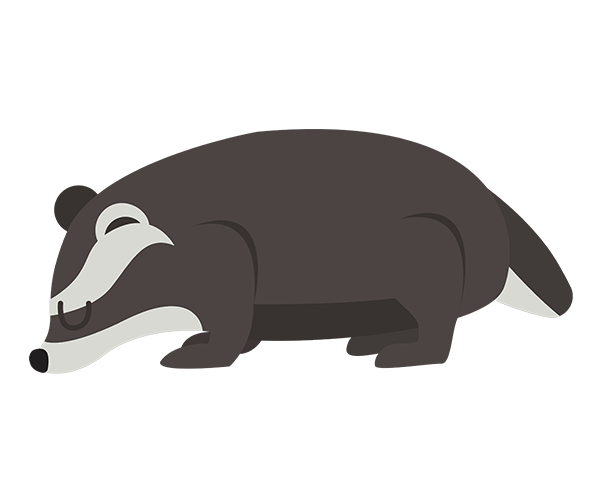 겨울잠 자는 오소리