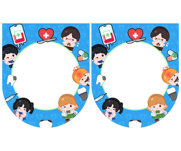 [개별도안] 즐거운 병원놀이 가랜드