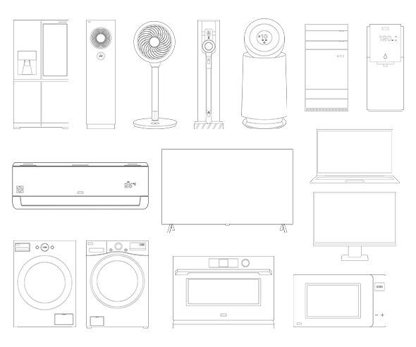 전자제품 색칠 모음