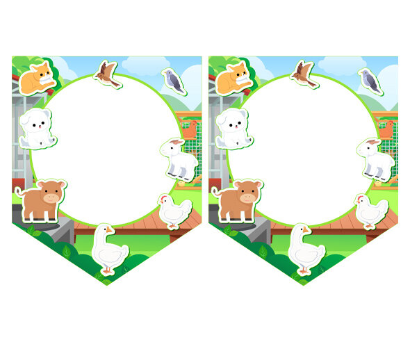 [개별도안] 즐거운 동물농장 가랜드