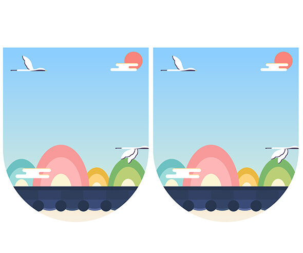 [개별도안] 해피 계묘년 가랜드