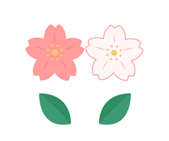 [개별도안] 봄꽃 도장을 찍어요 가랜드