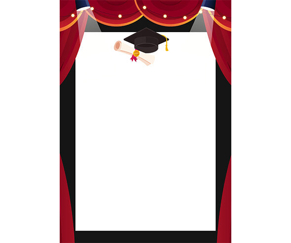 졸업 무대 탬플릿