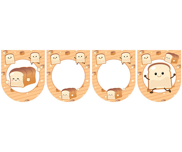 [개별도안] 식빵 놀이 가랜드