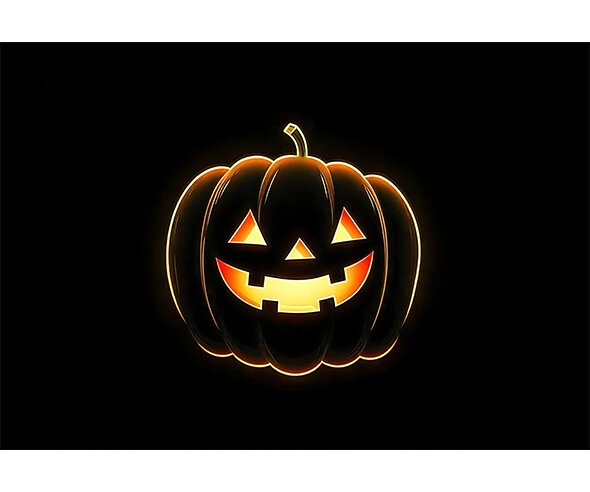 할로윈 검정 잭오랜턴(호박) 배경