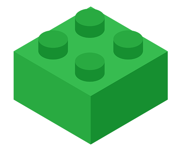 초록 레고 블럭