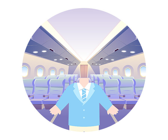 승무원 합성 라벨