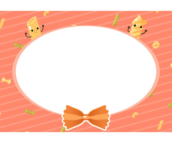 파스타 놀이 배경