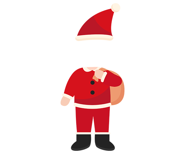 산타 요정 합성이미지