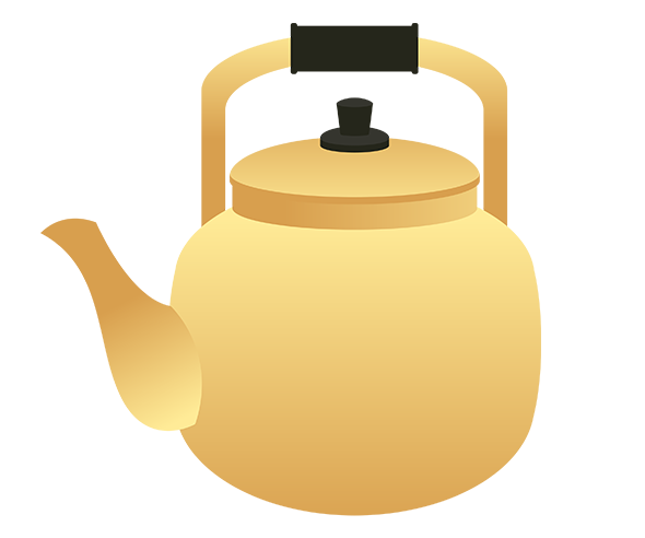 노란 주전자