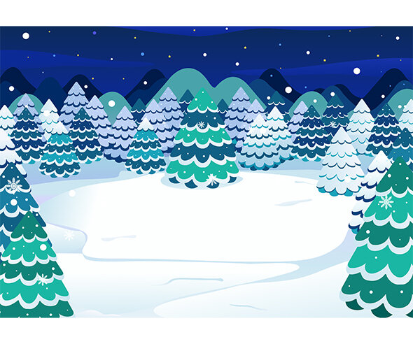 겨울 나무 배경