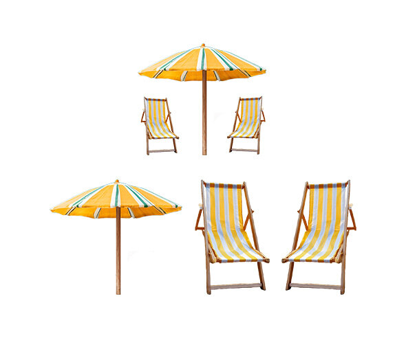 여름 용품(파라솔,의자)